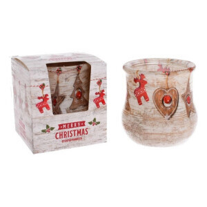 Santo 80g svíčka ve skle Merry Christmas(12/krt)