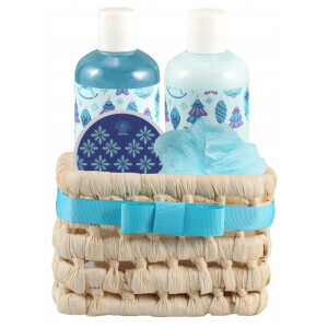 Aurora Dár.sada Winter Sparkling košík 4ks White Tea(4/krt)