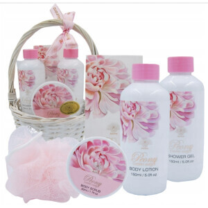 Aurora Dár.sada Peony&Cherry košík s ručkou 4ks(4/krt)