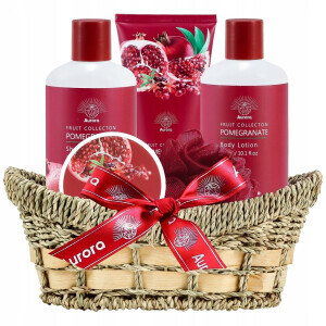 Aurora Dár.sada Pomegranate košík 4ks(4/krt)