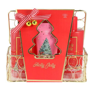 Aurora Dár.sada Xmas Rose drátěný stojánek 4ks(4/krt)