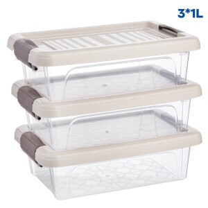 QS Sada úložný box 3*1l (12/krt)