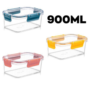 Softchef Dóza plast obdelnikové 900ml Chef box (24/krt)