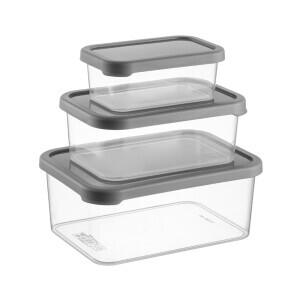 Softchef Sada dózy 3ks obdelnikové Quick Box (12/krt)