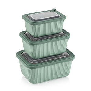 Softchef Sada dózy 3ks obdelnikové Storage Box (12/krt)