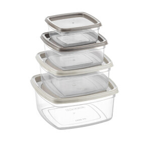 Softchef Sada dózy 4ks čtvercové Easybox (36/krt)