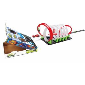 Auto dráha s rampou s auto 100*22*27cm (9/krt)