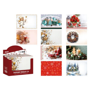 MFP Vánoční obálky C6 [11,4*16,2cm] (100/bal)