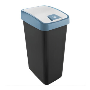 Odpadkový koš+víkem modrá 25L(5/krt)