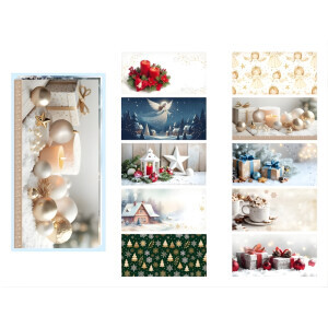 MFP Vánoční obálky DL [11*22cm] (20/bal)