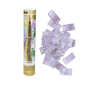 Párty konfety vystřelovací EURO 30cm(100/krt)