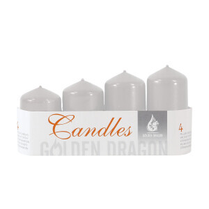 Golden D. svíčka adventní 4ks schody Metalic Pearl (24/krt)