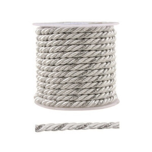 Dekorační provázek 500cm Silver (24/bal 288/krt)