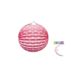 Wiky Party lampion koule 25cm Pink (12/bal 240/krt)