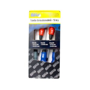 Sada šroubováků (2xPL, 2xPH, 1xPZ) - 5 ks