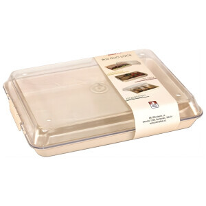 PP Box na svačinu DUO LOCK 20*26*5cm (32/krt)