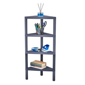 Regál rohový 4 patrové (6/krt)