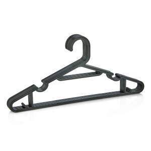 Ramínka plast 6ks Černá (64/krt)