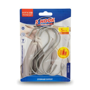 Háček závěsný S 3ks (12/bal 144/krt)