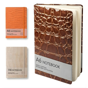 Poznámkový blok s gumou A6/96list (144/krt)