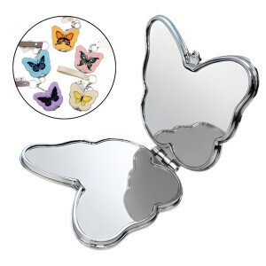 Zrcadlo kapesní klíčenka (24/bal 288/krt)