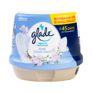 Glade by Brise 180g vonný gel do koupelny Clean Linen(8/krt) 