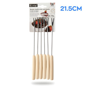 Opékací vidlice 6ks/21.5cm (6/bal 144/krt)