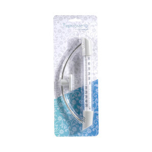 Teploměr okenní s ručkou 23cm (12/bal 96/krt)