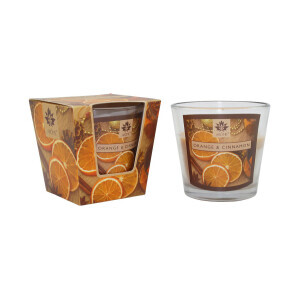 Arome Svíčka ve skle 120g Orange&Cinnamon (12/bal 48/krt)