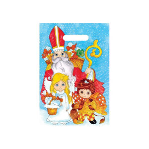 Lika Taška Mikulášská 24*35 Mikuláš, andílek a čertice (100/bal)