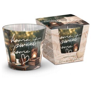 Bartek 115g Svíčka ve skle Home Sweet Home (12/krt)