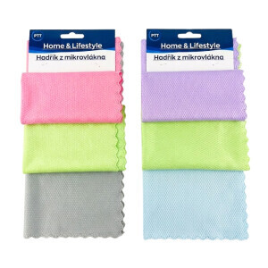  Utěrka na sklo 30*30cm/3ks (12/bal 600/krt)