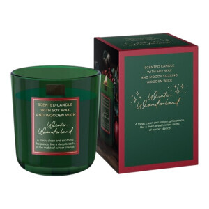 Bartek 150g Svíčka ve skle dřev.knot Winter Wonderland (12/krt)