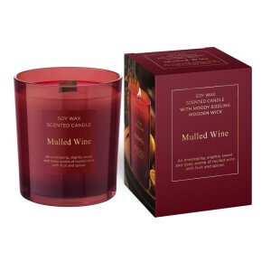 Bartek 240g Svíčka ve skle dřev.knot Mull Wine (6/krt)