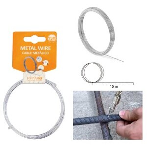 Vázací drátek 0,6mm*15m (24/bal 288/krt)  