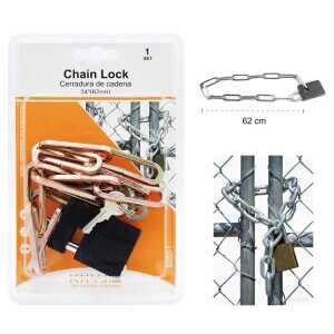 Řetěz se zámkem 62cm (12/bal 72/krt)