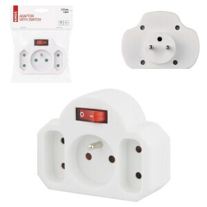 Emos Rozbočka 2×2,5 A+1× s vyp.(5/bal 80/krt)