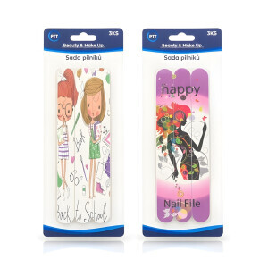 Pilník na nehty 3ks (24/bal 480/krt)