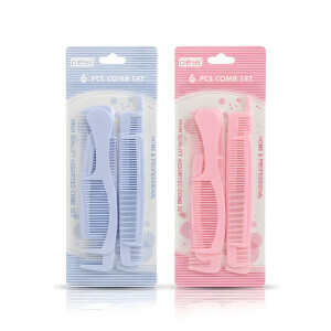 Hřeben na vlasy sada 6ks (12/bal 288/krt)
