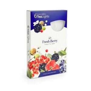 Santo Svíčka čajová 6ks Fresh Berry (45/krt)