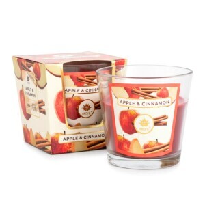 Arome Svíčka ve skle 120g Apple&Cinnamon (12/bal 48/krt)