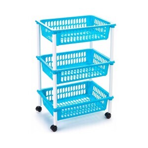 P.Forte Regál pojízdný Light Blue