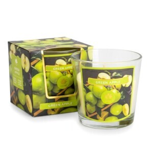 Arome Svíčka ve skle 120g Green Apple (12/bal 48/krt)