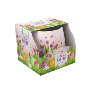 Santo 100g svíčka ve Happy Easter (12/krt)
