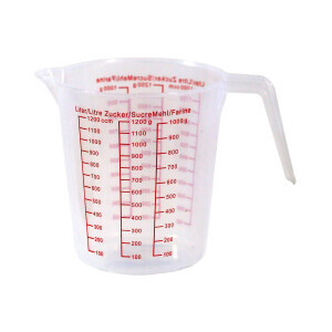 Odměrka plast 1,2l (25/bal 200/krt)