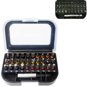 Sada bitů 25mm s magnetickým držákem - 30 ks