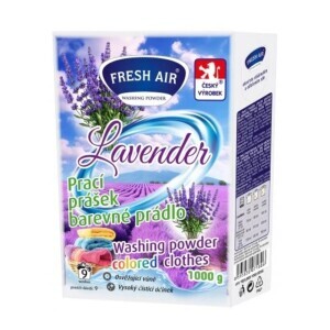 Fresh Air 1kg Prací prášek na barevné prádlo Lavender (8/krt)
