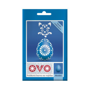 OVO Barva na vajíčka 5g Modrá (20/krt)