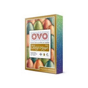 OVO Gelové barvy na vajíčka Efekt zlatý třpyt (10/krt)