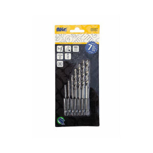 Vrtáky HSS univerzální, šestihranný úchyt 7 ks (1,5-6,0mm)